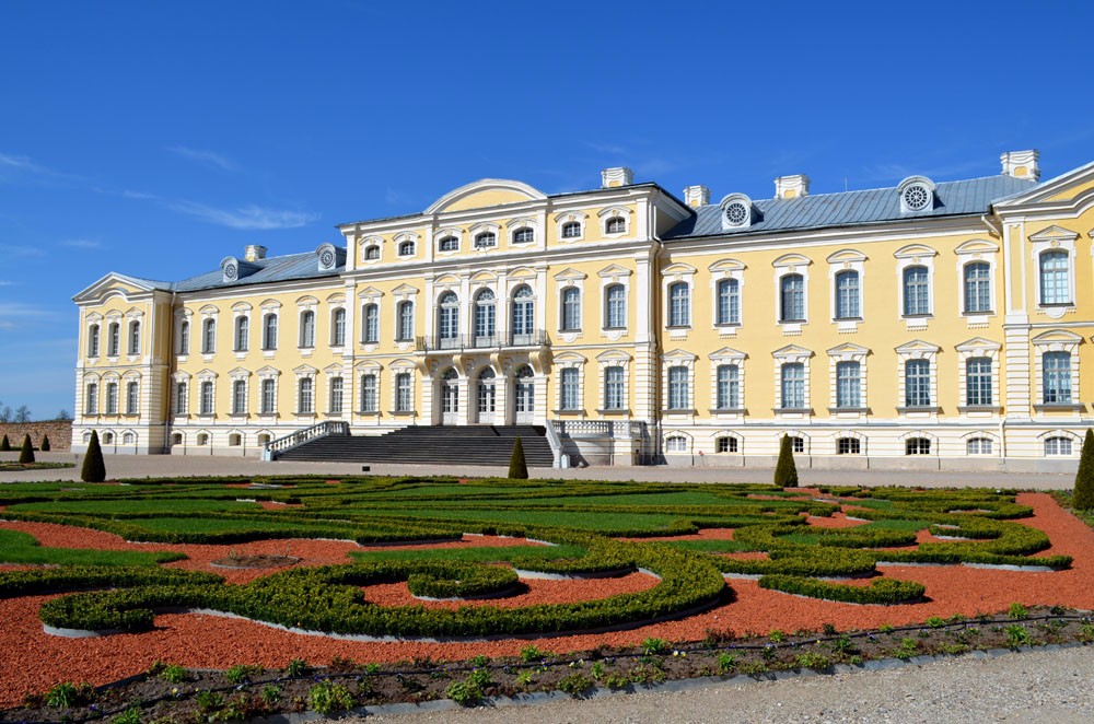 Schloss Rundale,eine der größten Sehenswürdigkeiten Lettlands