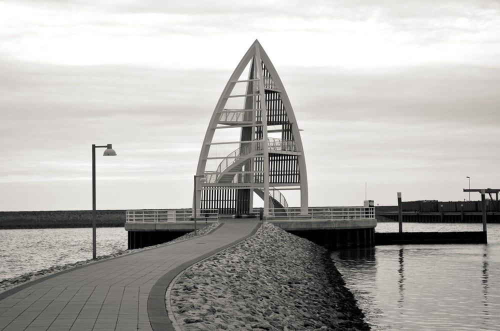 Seezeichen am Hafen